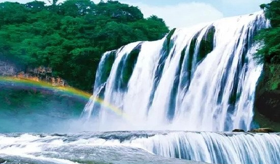 黄果树瀑布在贵州何处舆图，安顺市镇宁布依族苗族自制县