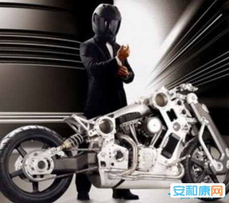世界十大最贵摩托车排名：哈雷戴维森 镀金定制斩波器 Ecosse FE