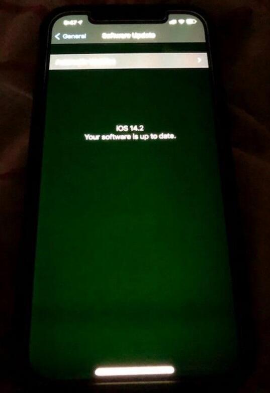 苹果供认iPhone12存绿屏问题