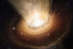 7亿光年外超大黑洞：是太阳400亿倍重_破最大黑洞纪录
