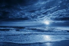 大海为什么会有潮汐局面：月球引导引潮力(引起海水涨降)
